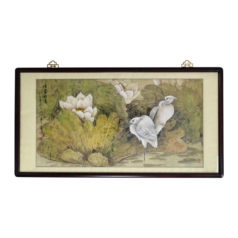 赵治平《清露凝香》